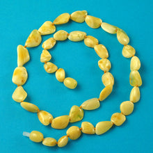 Load image into Gallery viewer, Attractive And Unique Flat Bean Natural White Amber Necklace