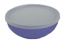 Load image into Gallery viewer, plastic bowl with cover blue