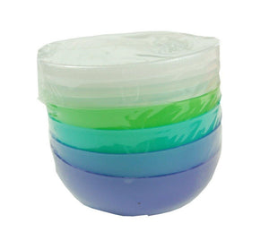 plastic bowls with lids package