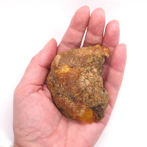 Amber Beach Stone 67.5 Grams