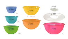 Load image into Gallery viewer, Set of 5 kitchen bowls and colander with lid